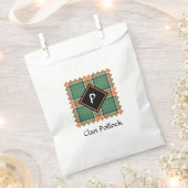 Clan Pollock Tartan Favor Bag Geschenktütchen (Ausgeschnitten)