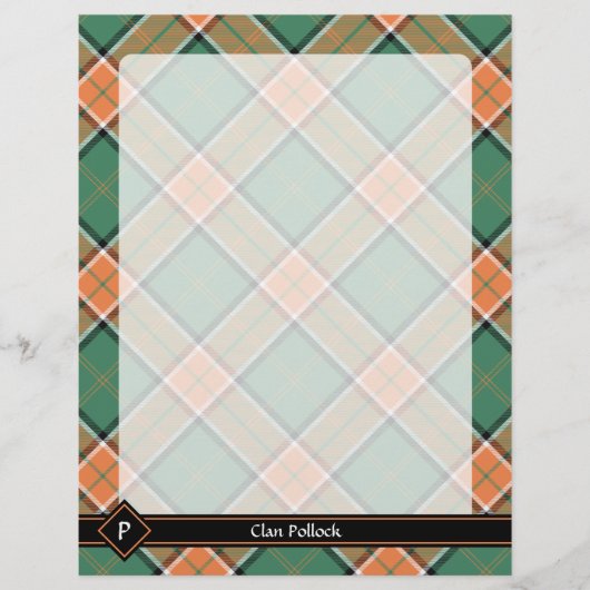 Clan Pollock Tartan Flyer (Vorne)