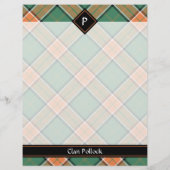 Clan Pollock Tartan Flyer (Hinten)