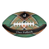 Clan Pollock Tartan Football (Vorderseite)