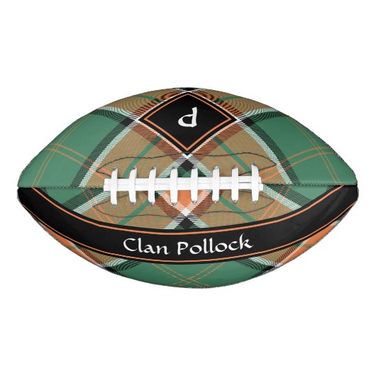 Clan Pollock Tartan Football (Vorderseite)