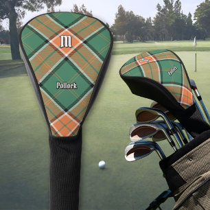 Clan Pollock Tartan Golf Head Cover Headcover
