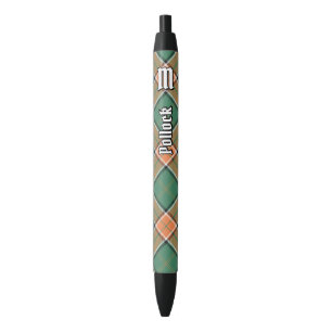 Clan Pollock Tartan Ink Pen Kugelschreiber