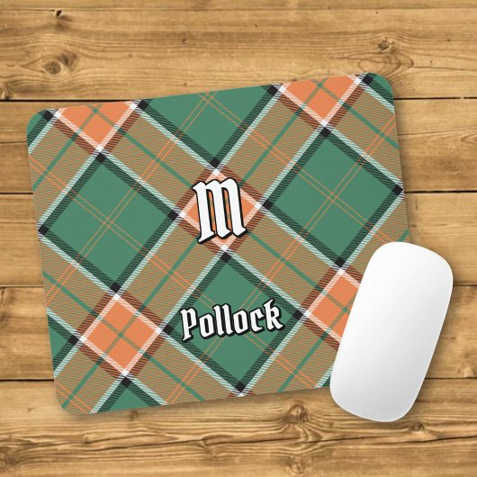 Clan Pollock Tartan Mouse Pad Mousepad