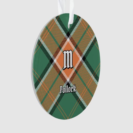 Clan Pollock Tartan Ornament (Vorderseite)
