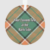 Clan Pollock Tartan Ornament (Rückseite)