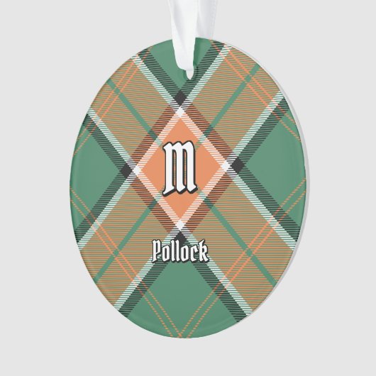 Clan Pollock Tartan Ornament (Vorderseite)