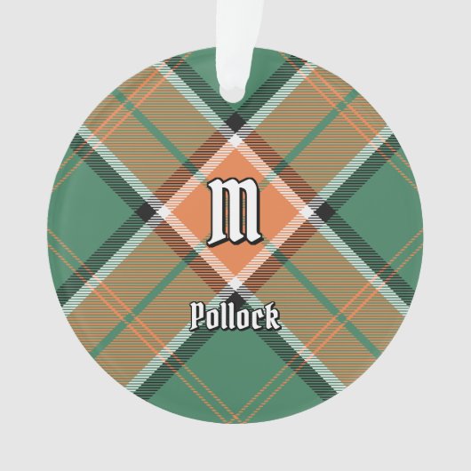 Clan Pollock Tartan Ornament (Vorderseite)