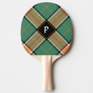 Clan Pollock Tartan Ping Pong Paddle Tischtennis Schläger