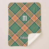 Clan Pollock Tartan Sherpa Blanket Sherpadecke (Vorderseite)