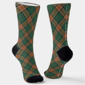 Clan Pollock Tartan Socken (Gewinkelt)