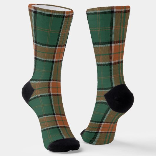 Clan Pollock Tartan Socken (Gewinkelt)
