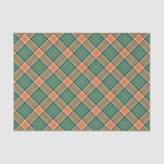 Clan Pollock Tartan Tissue Paper Seidenpapier (Vorderseite)