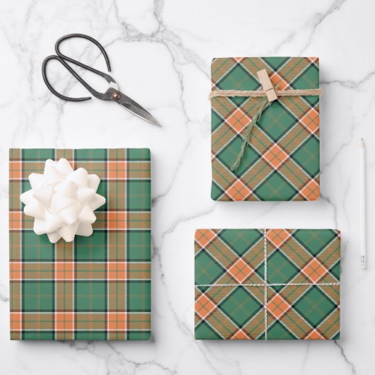 Clan Pollock Tartan Wrapping Paper Sheets Geschenkpapier Set (Vorderseite)