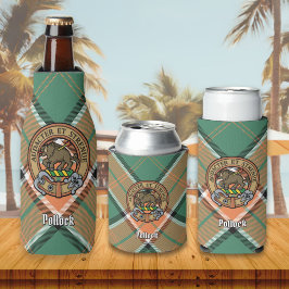 Clan Pollock Wappen Flasche Cooler Flaschenkühler
