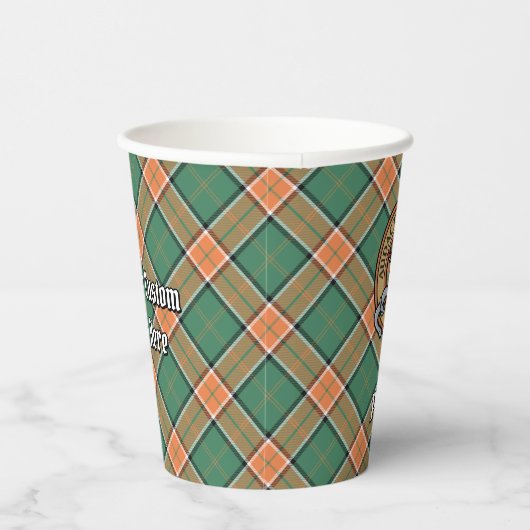 Clan Pollock Wappen Paper Cups Pappbecher (Rechts)