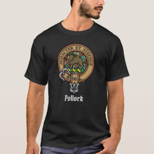 Clan Pollock Wappen T - Shirt