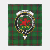 Clan Primrose Tartan Kariert Fleecedecke (Vorderseite)