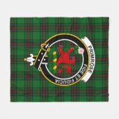 Clan Primrose Tartan Kariert Fleecedecke (Vorderseite (Horizontal))