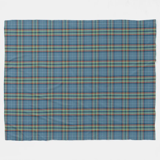 Clan Ralston Tartan Fleecedecke (Vorderseite (Horizontal))