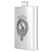 Clan Ralston Wappen Flachmann (Links)