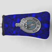 Clan Ralston Wappen & Tartan auf Thistle Golf Headcover (Vorderseite)