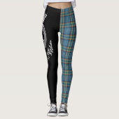 Clan Ralston Wappen & Tartan Leggings (Vorderseite)