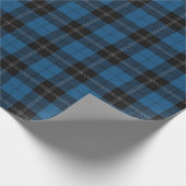 Clan Ramsay blauer JagdScottishTartan Geschenkpapier (Ecke)