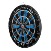 Clan Ramsay Blue Hunting Tartan Dartscheibe (Vorderseite rechts)