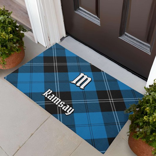 Clan Ramsay Blue Hunting Tartan Fußmatte