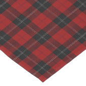 Clan Ramsay Ramsey roter schwarzer Tartan kariert Kurzer Tischläufer (Ecke)