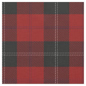 Clan Ramsay Ramsey rotes schottisches Stoff (Nahaufnahme)