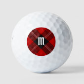 Clan Ramsay Red Tartan Golfball (Vorderseite)