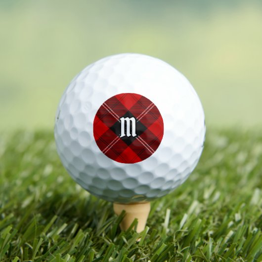 Clan Ramsay Red Tartan Golfball (Insitu T-Shirt)