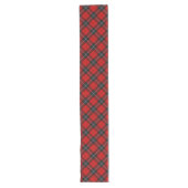 Clan Ramsay Red Tartan Großer Tischläufer (Vorderseite)