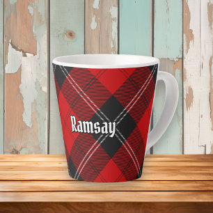 Clan Ramsay Red Tartan Milchtasse