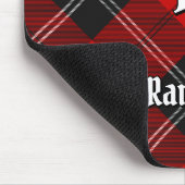Clan Ramsay Red Tartan Mousepad (Ecke)