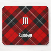 Clan Ramsay Red Tartan Mousepad (Vorne)