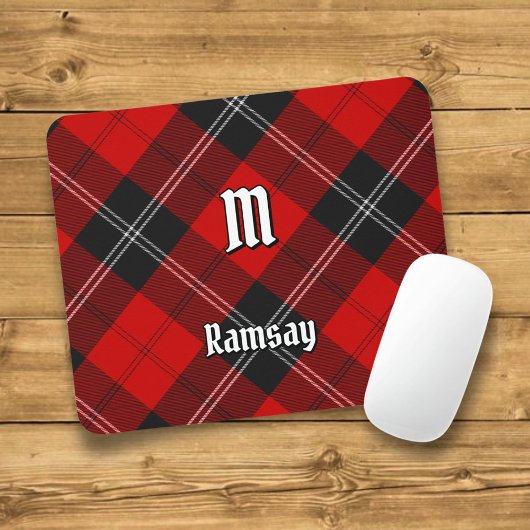 Clan Ramsay Red Tartan Mousepad
