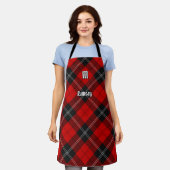 Clan Ramsay Red Tartan Schürze (Getragen)