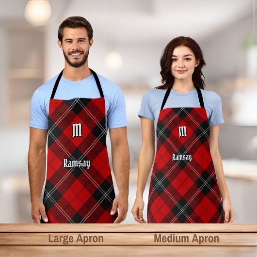 Clan Ramsay Red Tartan Schürze