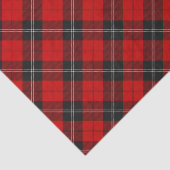 Clan Ramsay Red Tartan Seidenpapier (Ausschnitt)