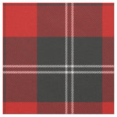 Clan Ramsay Red Tartan Stoff (Nahaufnahme)
