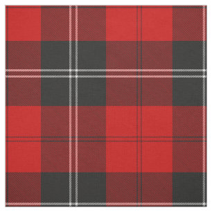 Clan Ramsay Red Tartan Stoff