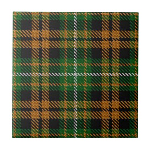 Clan Ramsay schottischer Ausdruck-OrangeTartan Fliese (Vorderseite)