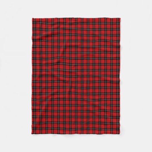 Clan Ramsay Tartan Fleecedecke (Vorderseite)
