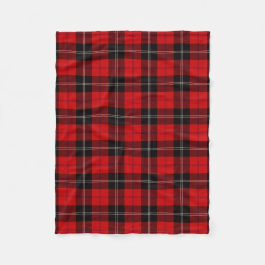 Clan Ramsay Tartan Kariert Fleecedecke (Vorderseite)