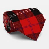 Clan Ramsay Tartan Krawatte (Gerollt)