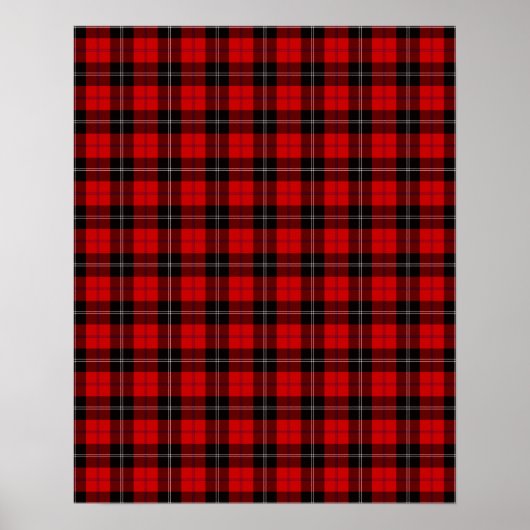 Clan Ramsay Tartan Poster (Vorne)