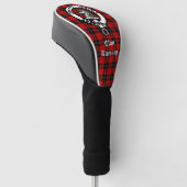 Clan Ramsay Wappen Abzeichen und Tartan individuel Golf Headcover (angewinkelt)